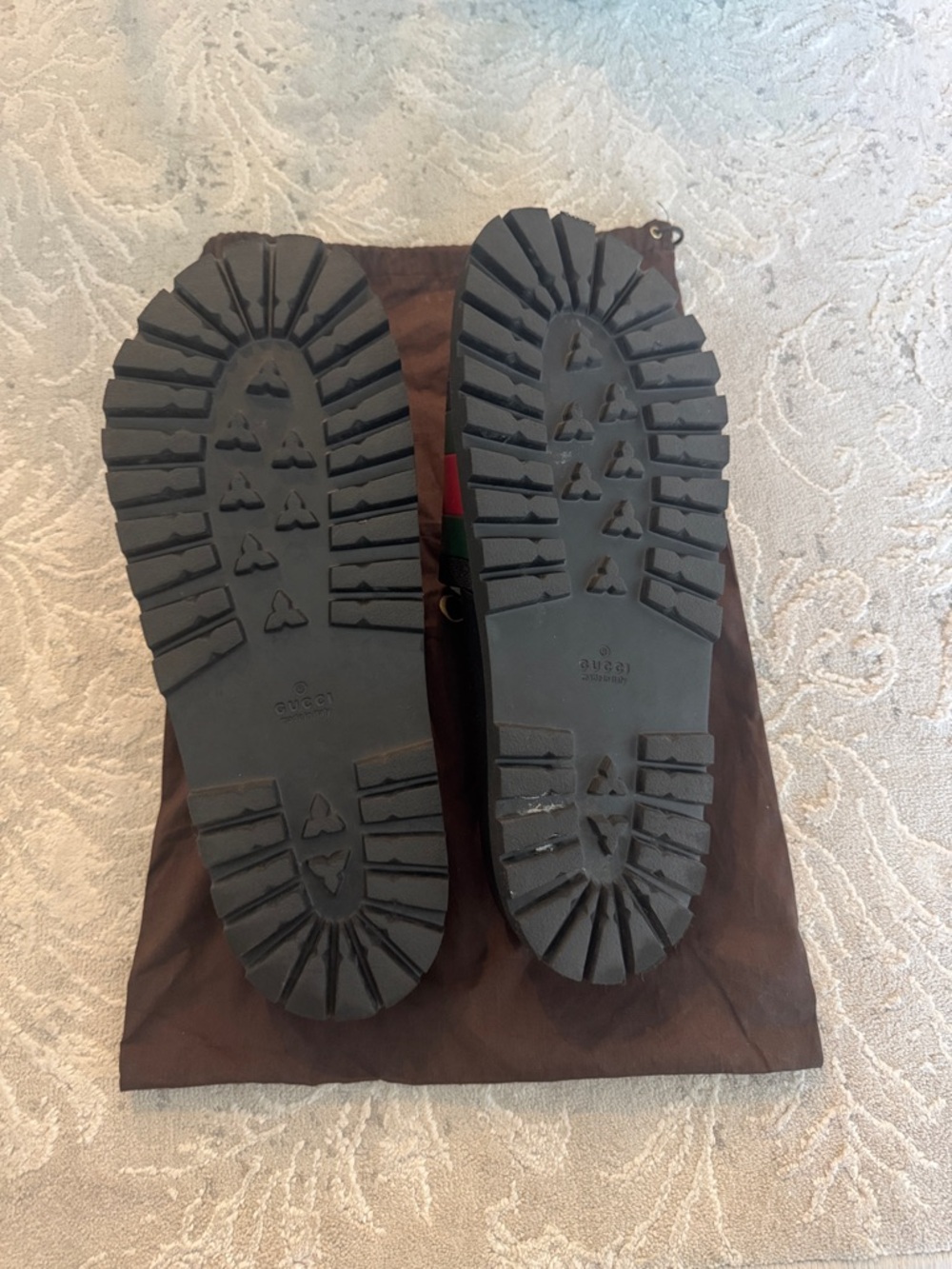 Men size 15 US Gucci slides were once 💯 authentic - Picture 2 of 5
